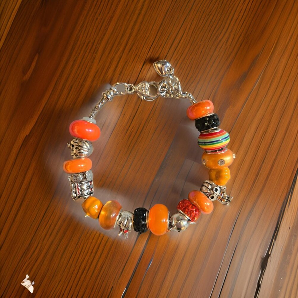 SALE****Harry Potter Orange Charm Bracelet~
